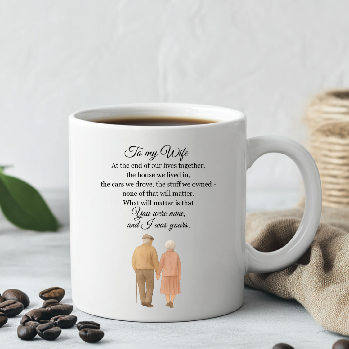 To My Wife – Mother’s Day Mug with Heartfelt Message About Lasting Love
