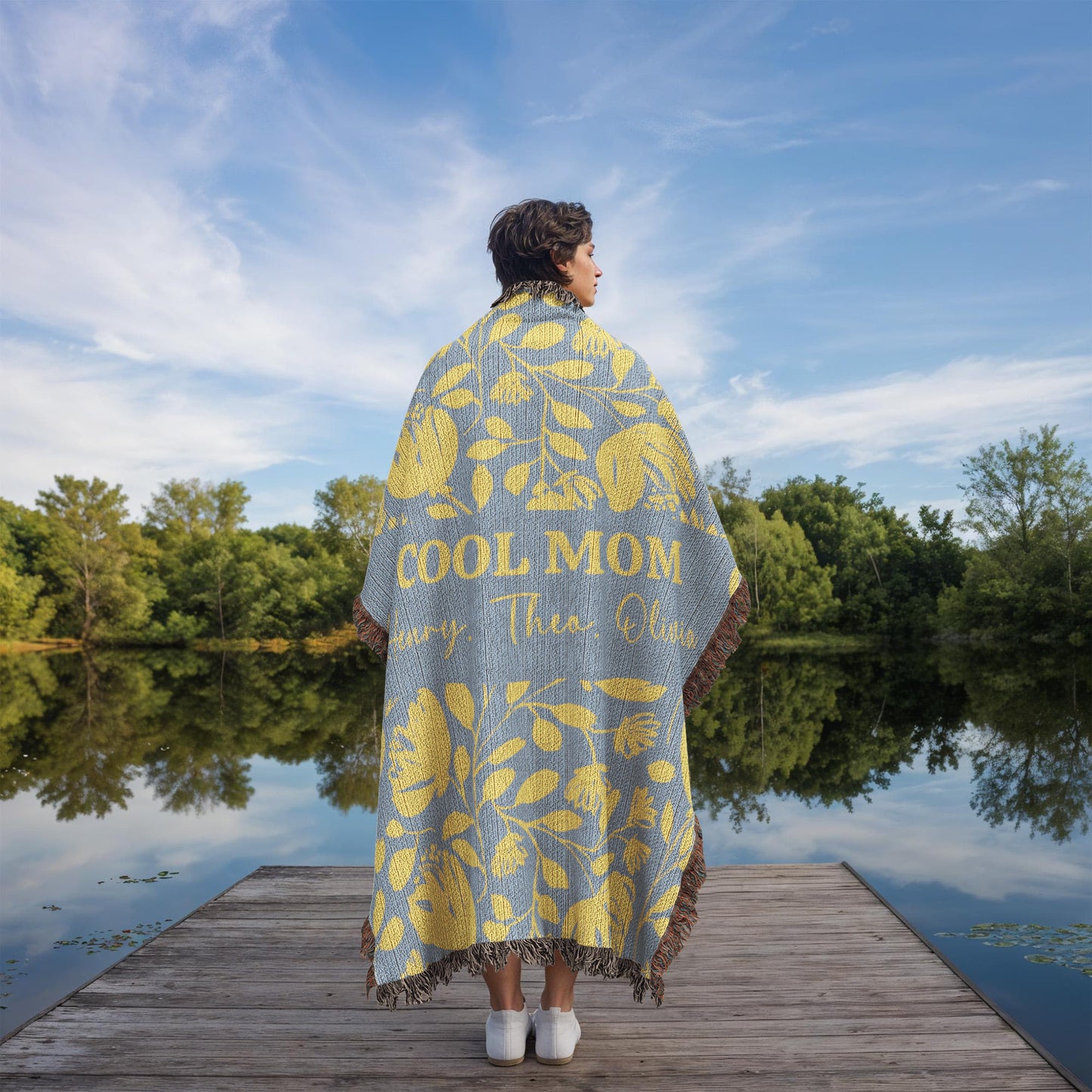 Personalized Blanket - Custom Gift for Mom, Grandma, Mimi, Abuela. Gift for her!