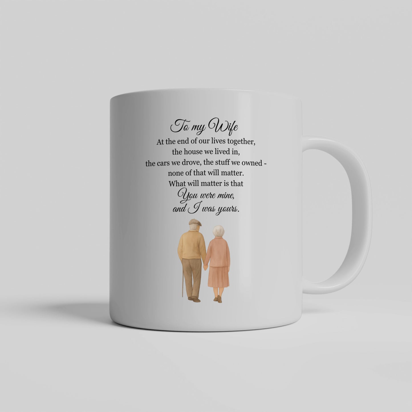 To My Wife – Mother’s Day Mug with Heartfelt Message About Lasting Love