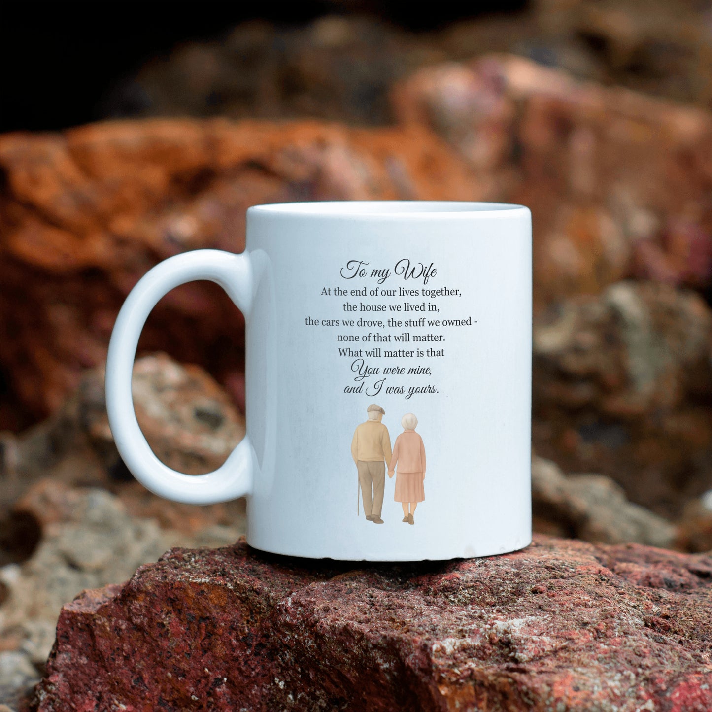 To My Wife – Mother’s Day Mug with Heartfelt Message About Lasting Love