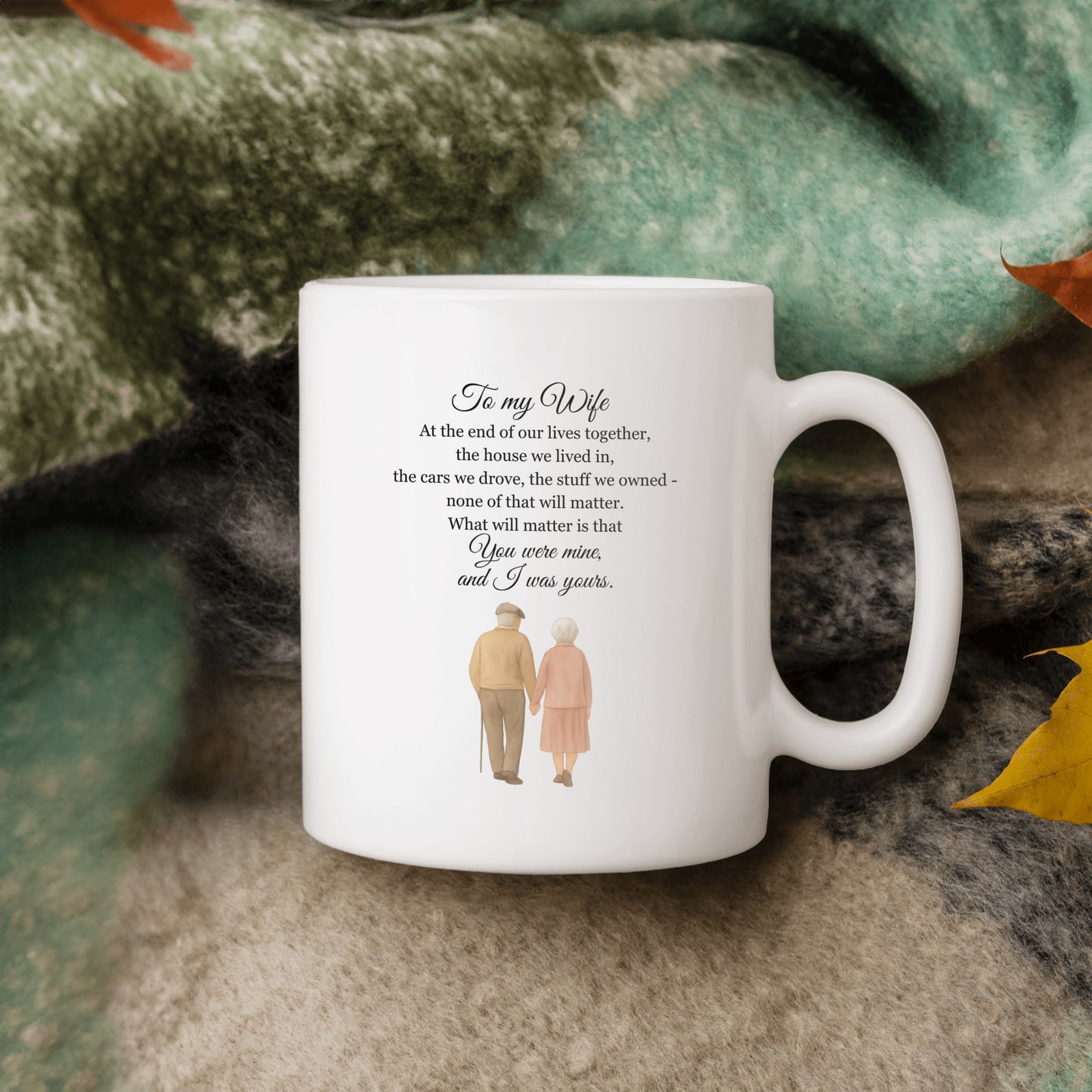 To My Wife – Mother’s Day Mug with Heartfelt Message About Lasting Love