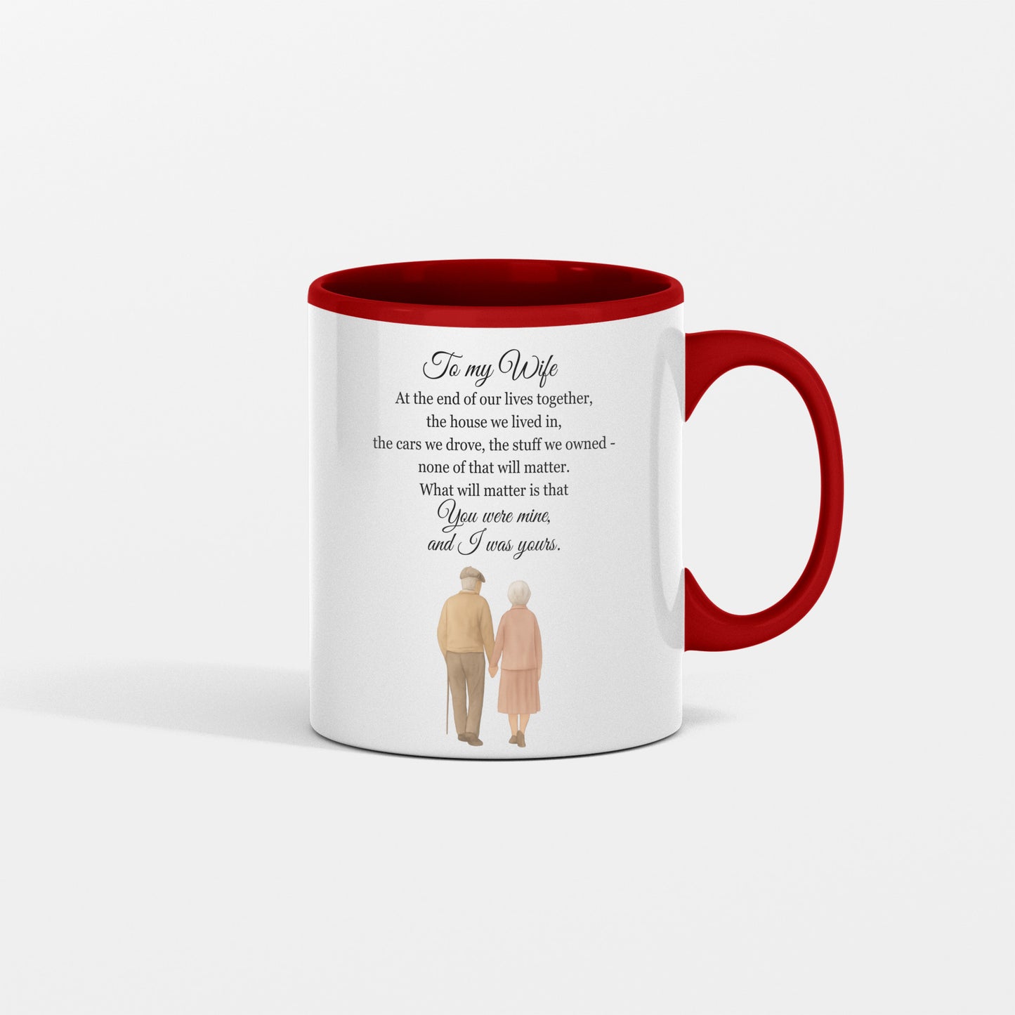 To My Wife – Mother’s Day Mug with Heartfelt Message About Lasting Love