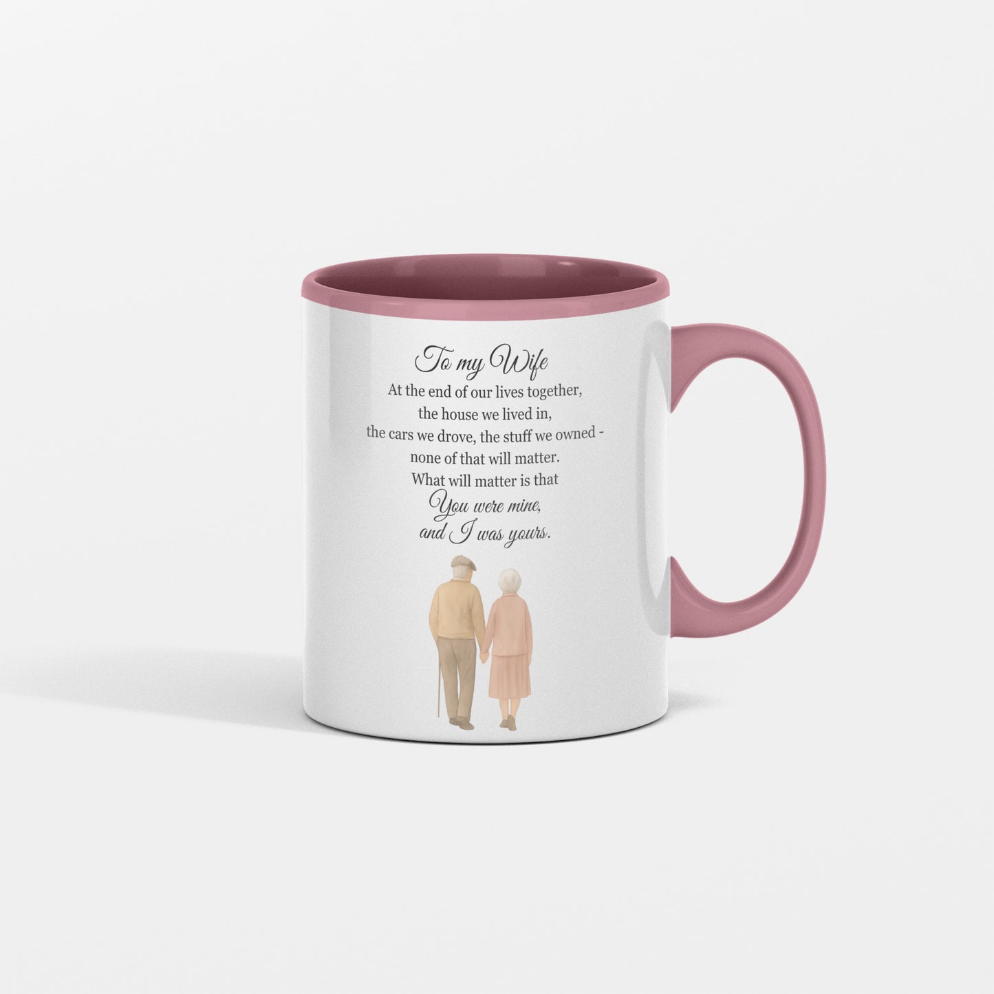 To My Wife – Mother’s Day Mug with Heartfelt Message About Lasting Love