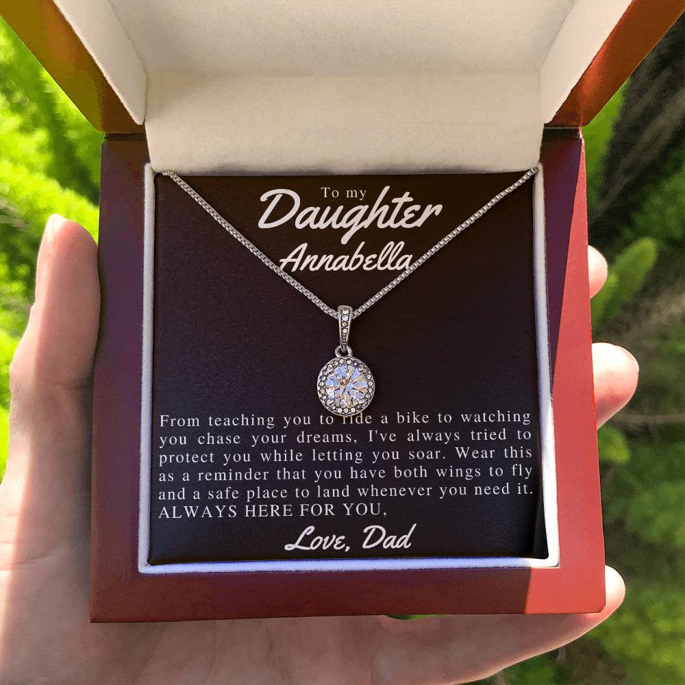 Personalized To My Beautiful Daughter Eternal Hope Necklace