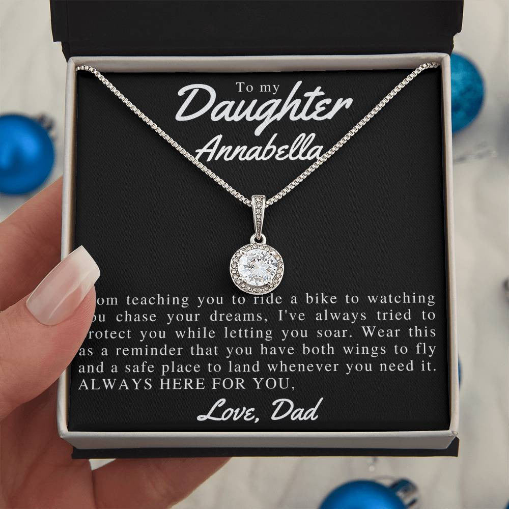 Personalized To My Beautiful Daughter Eternal Hope Necklace