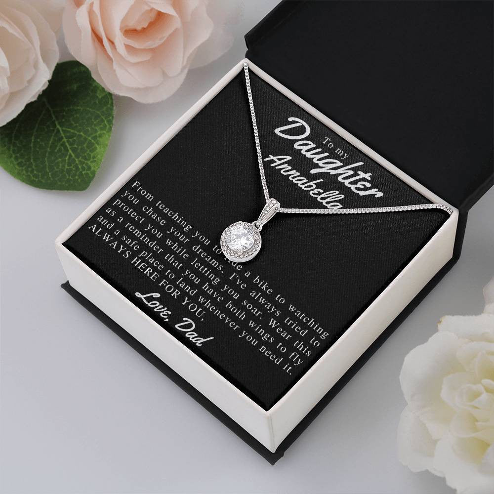 Personalized To My Beautiful Daughter Eternal Hope Necklace