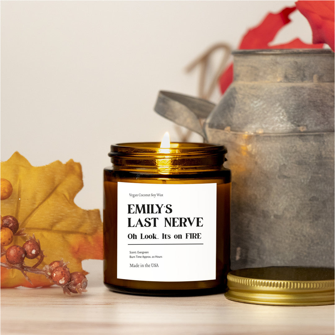 Personalized Mother's Day Candle | 4oz | Evergreen