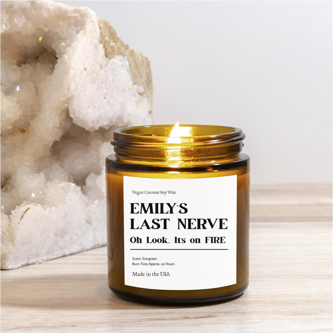 Personalized Mother's Day Candle | 4oz | Evergreen