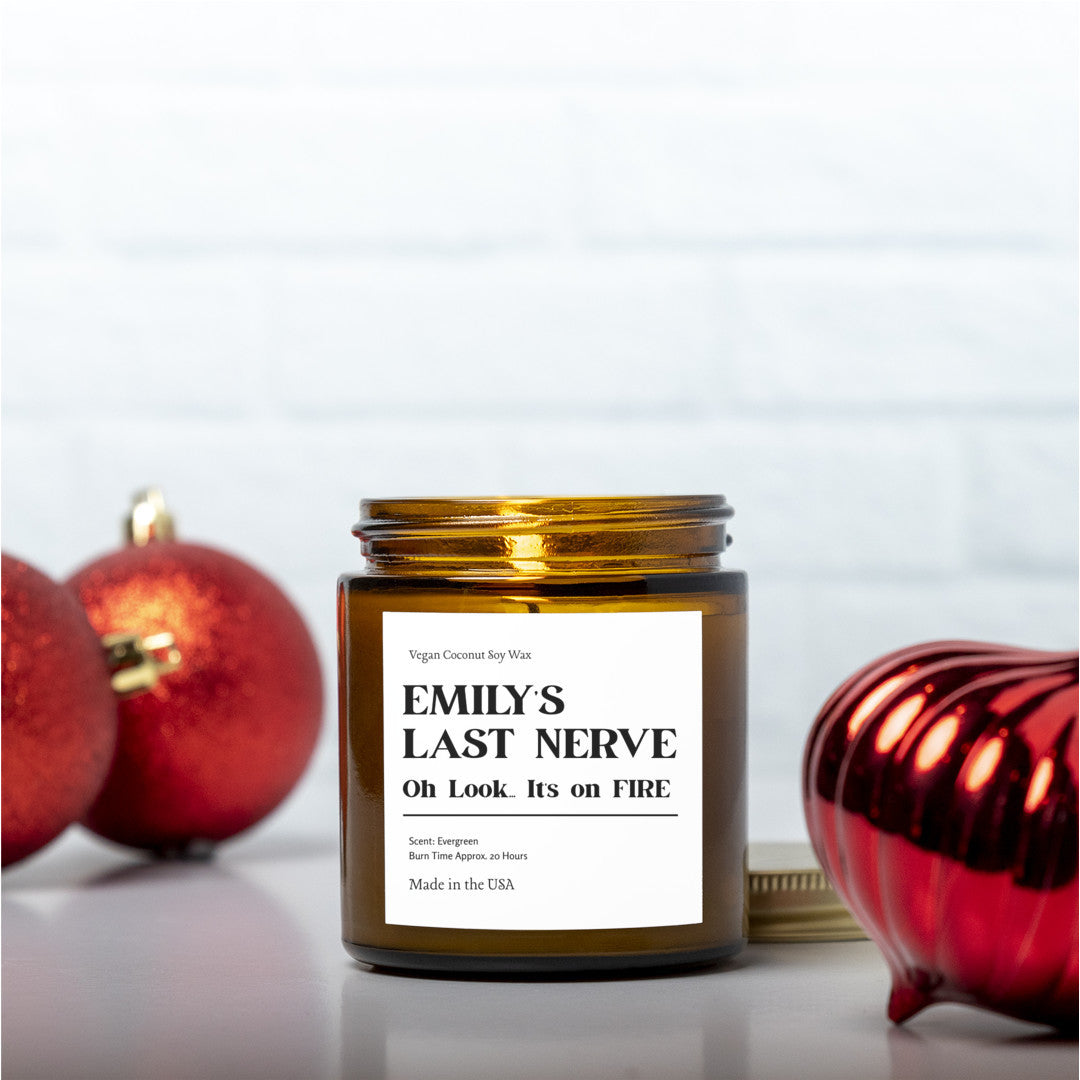 Personalized Mother's Day Candle | 4oz | Evergreen